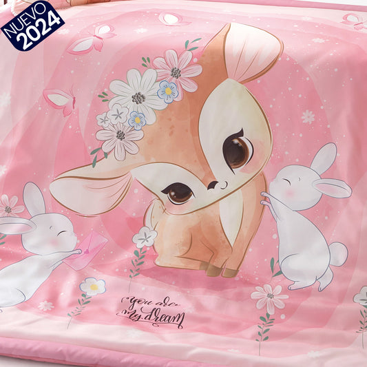 Set de Edredón Regina Baby® OJITOS COQUETOS