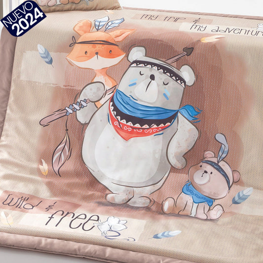 Set de Edredón Regina Baby® OSITO AVENTURAS