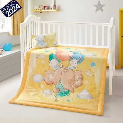 Set de Edredón Regina Baby® ELEFANTITO VOLADOR