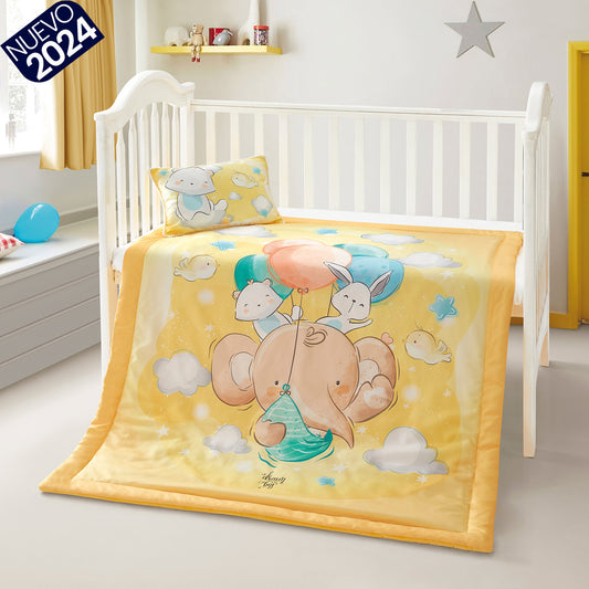 Set de Edredón Regina Baby® ELEFANTITO VOLADOR