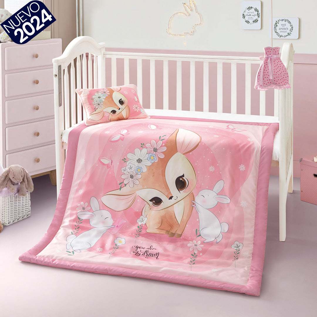 Set de Edredón Regina Baby® OJITOS COQUETOS