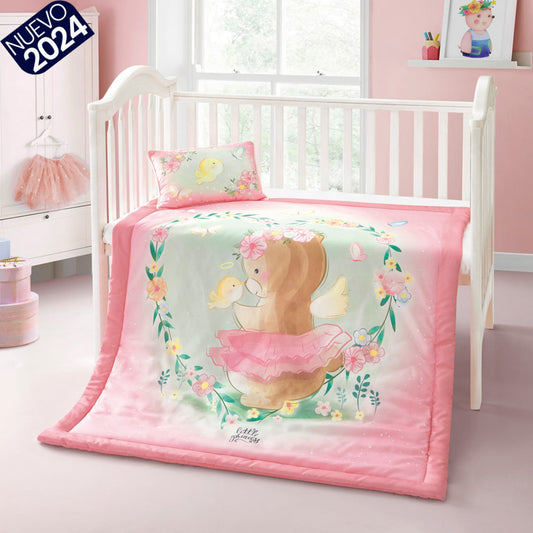 Set de Edredón Regina Baby® OSITA BAILARINA
