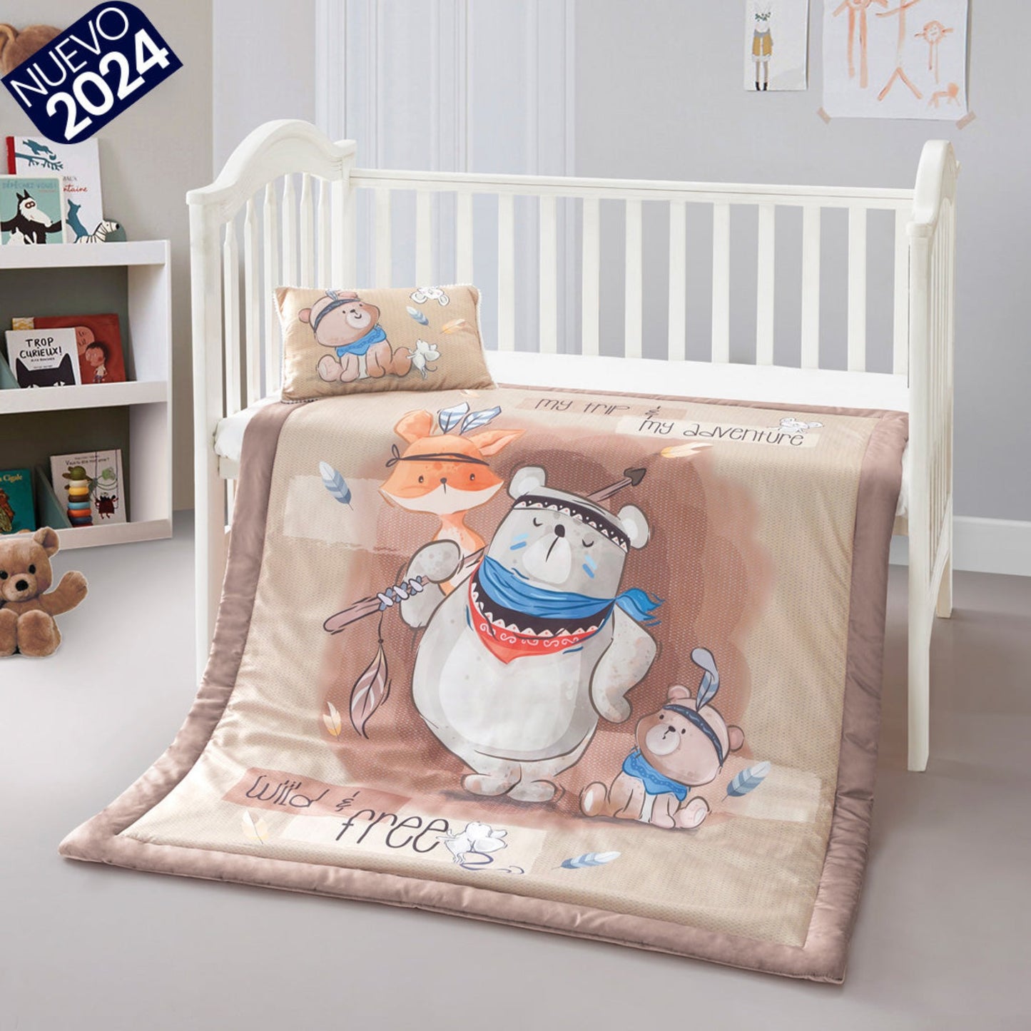 Set de Edredón Regina Baby® OSITO AVENTURAS