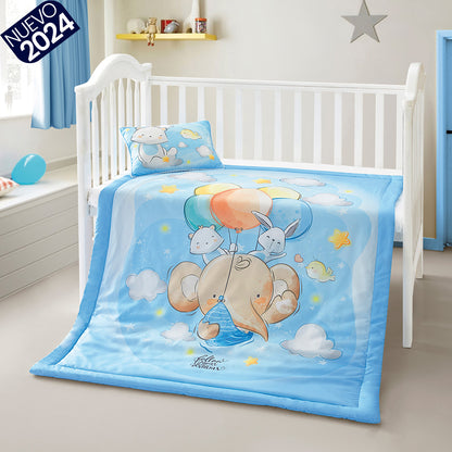 Set de Edredón Regina Baby® ELEFANTITO VOLADOR