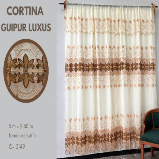 CORTINA GUIPUR ORO